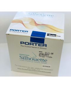 Lattergasmaske (24 sæt) Porter Silhouette - éngangsbrug - flere størrelser