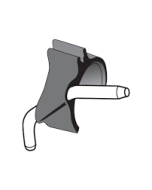 Sprayclips med spor til WS-75E/KM (3stk.)