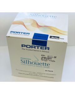 Lattergasmaske (24 sæt) Porter Silhouette - éngangsbrug - flere størrelser